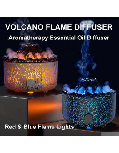 Difusor de Aceite Esencial Yaledi 560ml Ultrasónico Negro