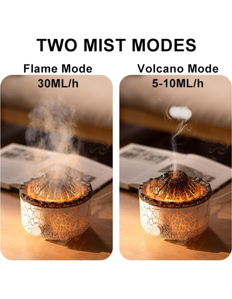 Difusor de Aceite Esencial Yaledi 560ml Ultrasónico Negro