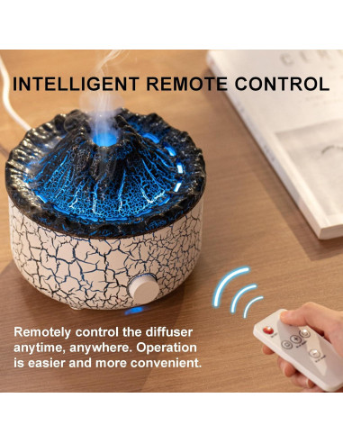 Difusor de Aceite Esencial Yaledi 560ml Ultrasónico Negro