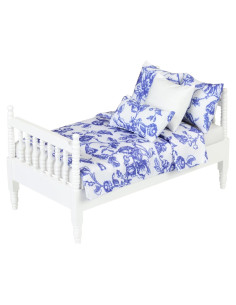 Juego de Muebles Miniatura Inusitus Cama para Muñecas 15 cm