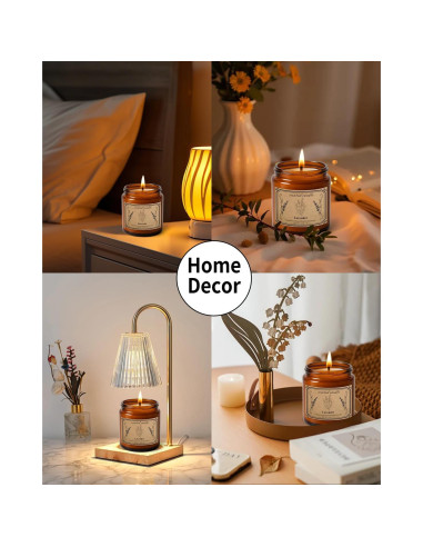 Vela Aromática Pootes de Cera de Soja 450g Lavanda 100h