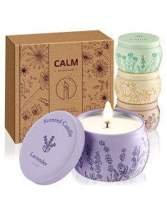 Juego de Velas Aromáticas WarmEmbrace 4 Piezas 500g