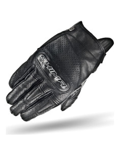 Guantes de Moto SHIMA Caliber para Hombre - Cuero Negro, S