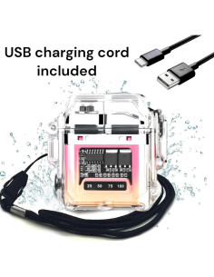 Encendedor Eléctrico Doble Arco NIVEK Recargable Impermeable 2