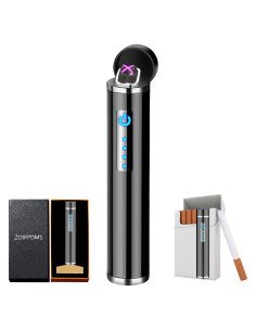 Encendedor Electrónico Recargable ZOIPPDMS HT79 Negro USB