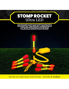 Lanzador de Cohetes Stomp Rocket Ultra LED - 6 Cohetes 2