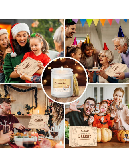 Set de 6 Velas Aromáticas de Panadería Hanolly - Otoño