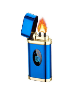 Encendedor Eléctrico de Plasma LINGANG USB Recargable Azul