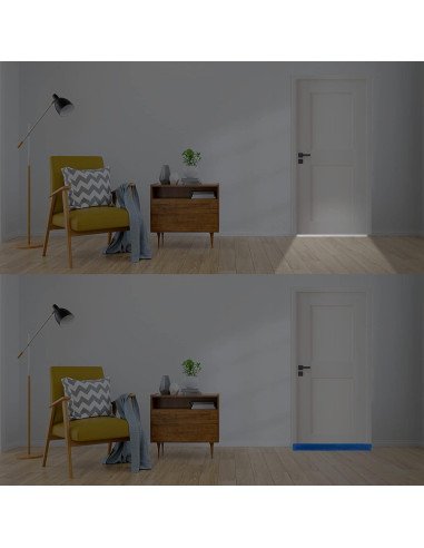 Tapón de Draft Mi OLi 91 cm Azul Marino Bloqueador de Ruido