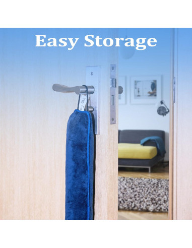 Tapón de Draft Mi OLi 91 cm Azul Marino Bloqueador de Ruido