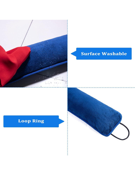 Tapón de Draft Mi OLi 91 cm Azul Marino Bloqueador de Ruido