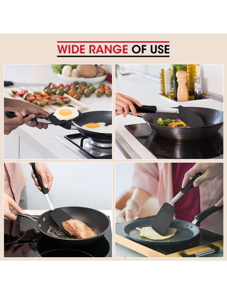 Conjunto de Espátulas de Silicona Unicook 2 Piezas Resistente al Calor