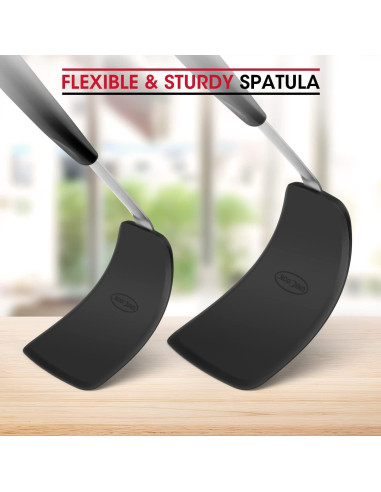 Conjunto de Espátulas de Silicona Unicook 2 Piezas Resistente al Calor