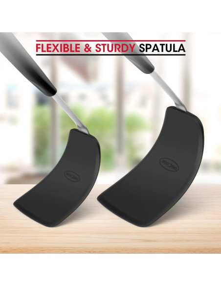 Conjunto de Espátulas de Silicona Unicook 2 Piezas Resistente al Calor