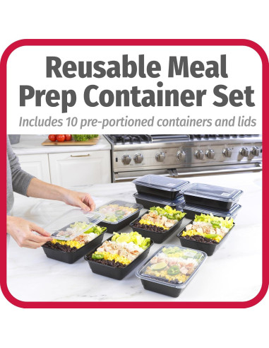 Juego de Contenedores GoodCook 10 Compartimentos 0.95L