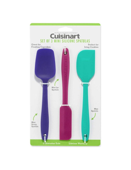 Set de 3 Mini Espátulas de Silicona Cuisinart Joya