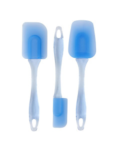 Juego de Espátulas de Silicona Wilton Easy Flex 3 Piezas Azul