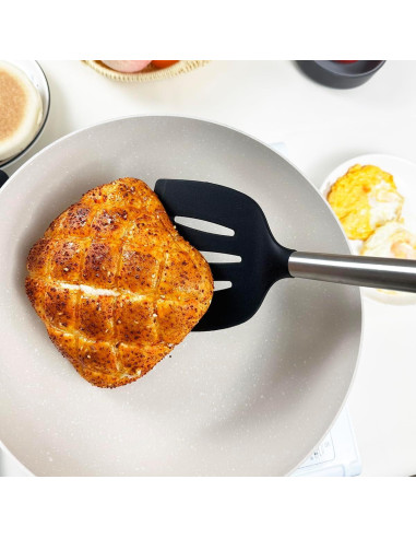 Juego de Espátulas de Silicona KLAQQED 3 Piezas Resistente al Calor