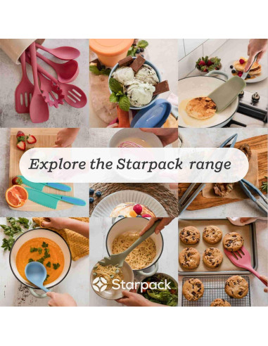 Juego de Espátulas de Silicona StarPack 4 Pzs Resistente al Calor