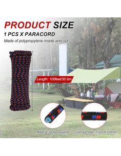 Cuerda Utilitaria Trenzada MECCANIXITY 10 mm 30.5 m Polipropileno 2