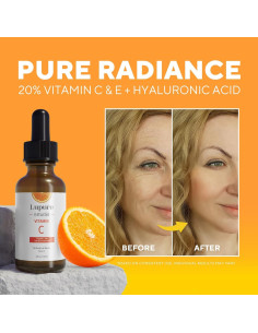 Suero Facial Antienvejecimiento Lupure 29.57 ml Vitamina C 2