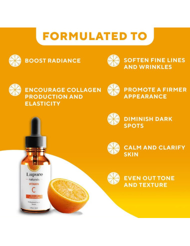 Suero Facial Antienvejecimiento Lupure 29.57 ml Vitamina C