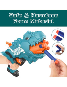 Blaster de Dardos Dinosquad JakMean 50 Balas Suaves 2