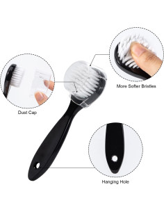 Cepillo Facial de Limpieza Useekoo 3 Pcs Cerdas Suaves 2