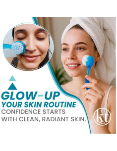 Cepillo Exfoliante Facial 3 Piezas KT Deals - Cerdas Suaves 2