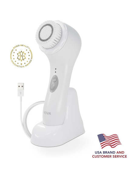 Cepillo de limpieza facial Spa Sciences NOVA - Exfoliante USB