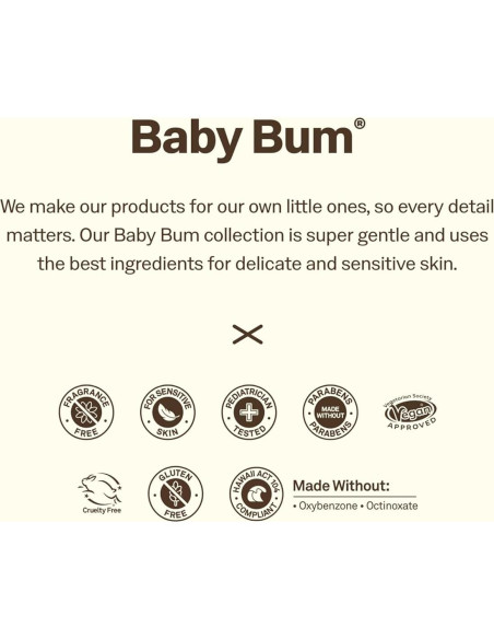 Loción Solar SPF 50 Sun Bum Baby Bum Piel Sensible 88.7 mL