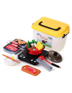 Juguete de Cocina Electrónico Dukruelet Olla Caliente 27x19 cm