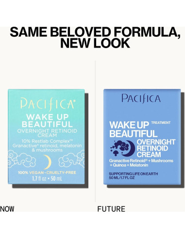 Crema Nocturna Retinoide Pacifica 48g - Hidratante Antienvejecimiento