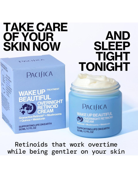 Crema Nocturna Retinoide Pacifica 48g - Hidratante Antienvejecimiento