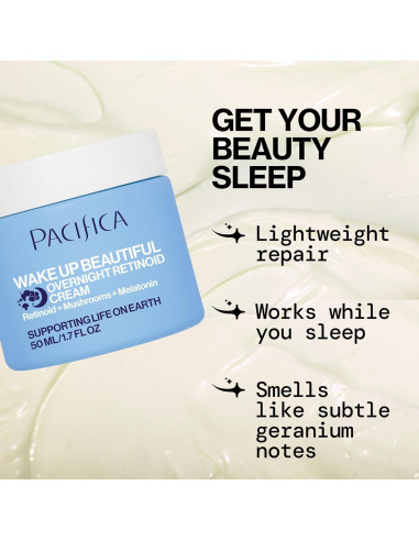 Crema Nocturna Retinoide Pacifica 48g - Hidratante Antienvejecimiento
