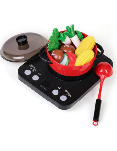 Juguete de Cocina Electrónico Dukruelet Olla Caliente 27x19 cm 2