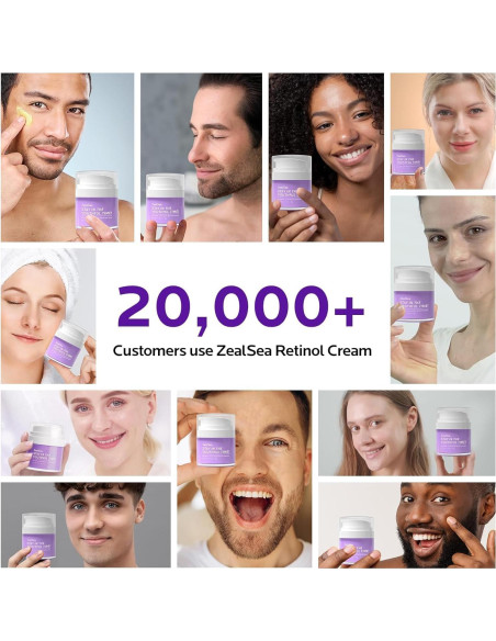 Crema Facial Antienvejecimiento ZealSea con Retinol y Colágeno 50 g Crema Facial Antienvejecimiento ZealSea con Retinol y Colágeno 50 g