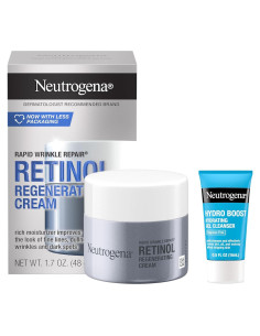 Crema Facial Antienvejecimiento Neutrogena con Retinol 48.2 g + Limpiador Hydro Boost 14.8 ml