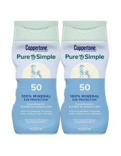 Protector Solar Coppertone Pura y Simple SPF 50 - 2 x 170 g