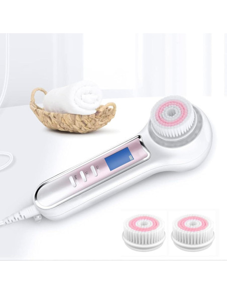 2 Piezas Cepillo de Limpieza Facial UMICKOO Reemplazo Rosa