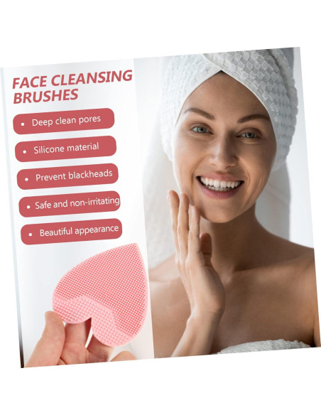 Cepillo Facial Manual de Silicona FAVOMOTO - 4 Piezas Exfoliantes Cepillo Facial Manual de Silicona FAVOMOTO - 4 Piezas Exfoliantes