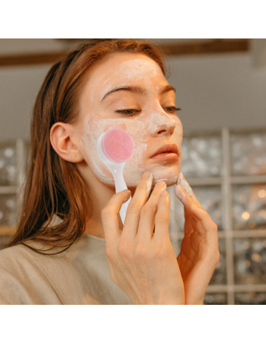 Cepillo Facial de Silicona FOMIYES - Set de 2, 14.5x4.2 cm