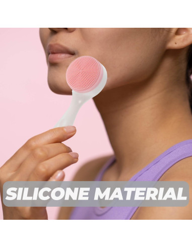 Cepillo Facial de Silicona FOMIYES - Set de 2, 14.5x4.2 cm