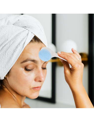 Cepillo Facial de Silicona FOMIYES - Set de 2, 14.5x4.2 cm