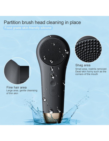 Limpiador Facial Eléctrico Perwin LA2417 - Silicona Impermeable Limpiador Facial Eléctrico Perwin LA2417 - Silicona Impermeable