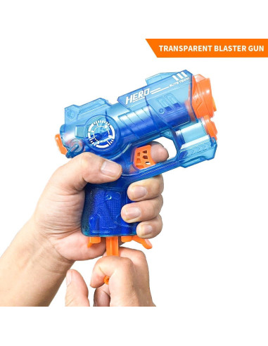 Mini Pistolas Nerf Banvih 2 Conjunto 20 Dardos Espuma