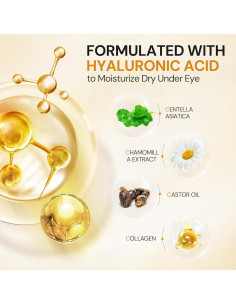 Parches para Ojos KUTDEP Dorado 10 Pares Hidratantes 2