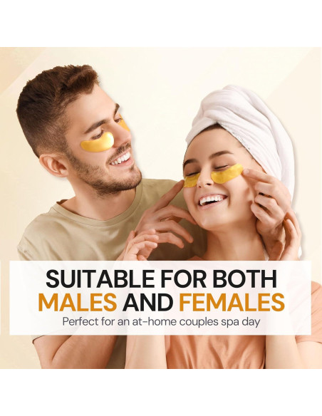 Parches para Ojos KUTDEP Dorado 10 Pares Hidratantes