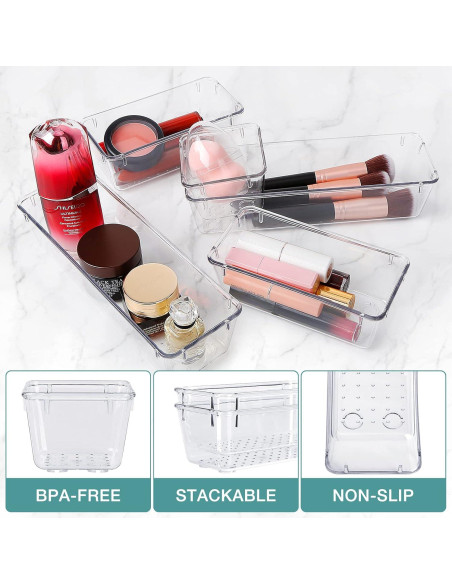 Juego de organizadores de cajones 16 piezas StorMiracle