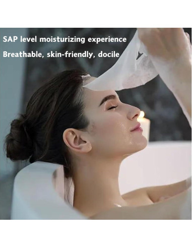 Set de 8 Mascarillas Faciales Evolvique - Hidratantes con Ácido Hialurónico